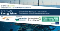 Webinar: Belgian Energy Island – Collective Early Planning for a Nature Positive Contribution in Offshore Electricity Infrastructure