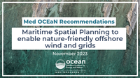 Med OCEaN Recommendations to ensure nature-friendly offshore wind and grid development with robust and timely Maritime Spatial Planning